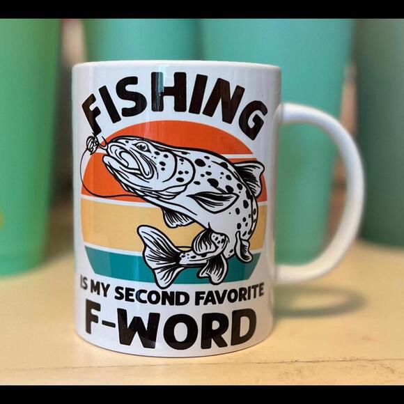 Other - Custom Made to Order Fisherman’s Coffee Mug, Anglers Hot Coffee Cup